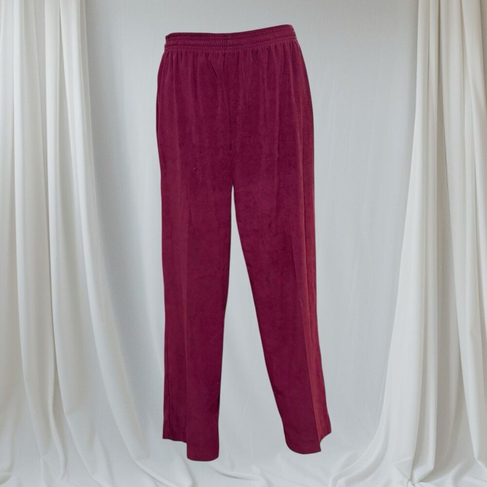 Vintage Women's Drapers & Damons Purple High Waist Loose Fit Trousers Size L‎ - Picture 3 of 8